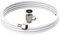 2,7 m langer PU-Schlauch mit 1,27 cm Messing-Mini-Adapter Verbindet das warme Wasser von Ihrem Waschbecken mit Ihrem BIDET bidet (kompatibel mit anderen Bidet-Marken)