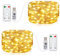 Vacoulery Catena Luminosa 100 LED 10M 8 Modalità, USB Luci a Stringa Timer con Telecomando Filo di Rame Luci Led Stringa Luci Per Feste, Natale, Decorazioni Interne ed Esterne - 2 Pezzi