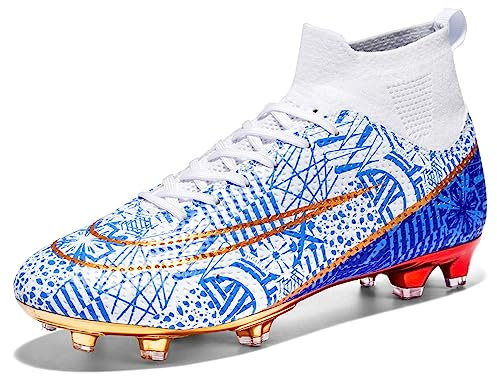 Scarpe da Calcio Spikes da Uomo Spikes Professionali Scarpe da Calcio Scarpe da Calcio per Ragazzi Sneakers da Allenamento Stringate