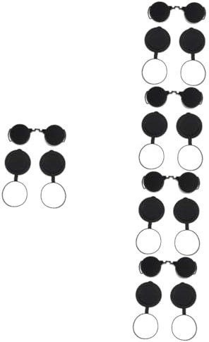 OSALADI 15pcs Objective Lens Replacement Cap for Binoculars Made of Safe Rubber for Extra Protection Easy to Install for Stargazing Binoculars