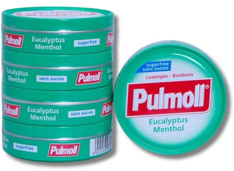 Pulmolll menthe eucalyptus lot 5 boites | Pastille Depuis 1946
