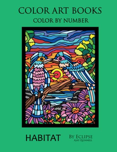 Habitat - Color By Number Book : Standard paper edition