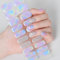 Boloshine Halb ausgehärtete Gel Nagelfolien, 20Pcs Full Wraps UV Gel Strips, Langanhaltende Nagelfolie Selbstklebend Nagel Stickers, Gelnägel zum Aufkleben für Damen Mädchen (Traumlandschaft)