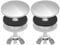 ZYKORT 2 PCS Kitchen Sink Hole Covers, Stainless Steel Sink Tap Hole Cover, 50 mm Silver Sink Tap Hole Blanking Plug, Sink Hole Cap for Leakage Prevention, Tap Hole Stopper for Kitchen and Bathroom