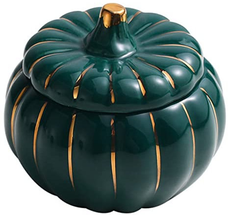 DECHOUS 1 Pc Marmite Lait De Noix Mini-casserole Récipient à Gâteau Mini Cocotte Rôtissoire Avec Couvercle Casseroles à Four Bol De Collation à La Citrouille Bols De Préparation Céramique