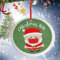 Weihnachtsbaumschmuck, 1 Stück, Weihnachtsschmuck 2020, Weihnachtsmann, maskiert, Souvenir, Baumschmuck für Weihnachtsdekoration, Hochzeit, Geburtstagsfeier