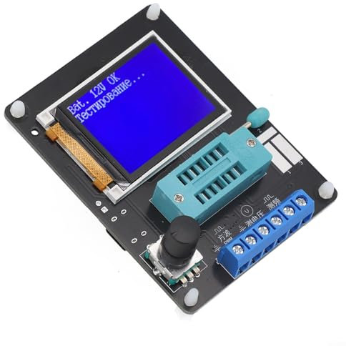 GM328A - Probador de transistores, pantalla LCD digital, generador de onda cuadrada, generador de señal de pulso (ruso)