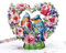 CUTPOPUP Blumen Herz mit Blue Jay Paar - 3D Karte Liebe, Hochzeitskarte, Valentinskarte, Karte Hochzeitstag, Geburtstagskarte Frau für Ehemann, Ehefrau, Sie, Ihn, Paar (BlueJay Couple) US8LO179DE