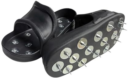 Pangolino | Nagelschuhe | Nagelsohle | Einfache Verwendung | Größe: M | zum Begehen von frisch gegossenem Epoxidharz, Estirch und Nivellier- & Spachtelmassen | Größe: Medium