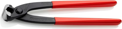 Knipex Tenaglia (Pinza per Ferraioli e Cementisti) Bonderizzata Nera, Rivestiti in Resina Sintetica 220 Mm 99 01 220 Ean