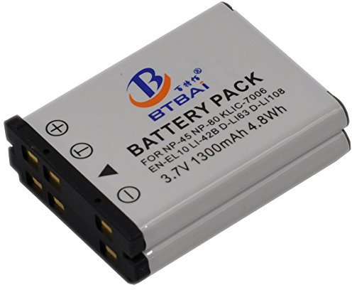 2 x batteria EN-EL 10 per fotocamera Nikon ENEL10 Coolpix S200 S203 S210 S220 S230 S3000 S4000 S500 S510 S5100 S520 S570 S60 S600 S700 S80