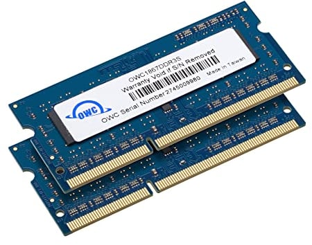 OWC - 32GB Memory Upgrade Kit - 2 x 16GB PC14900 DDR3 1866MHz SO-DIMMs für 27-inch iMac Retina 5K Display (Late 2015) Modelle und kompatible PCs