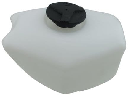 Stoneder, serbatoio in plastica bianca per benzina, gasolio, carburante per minimoto cinesi per a 2 tempi, 47cc, 49cc