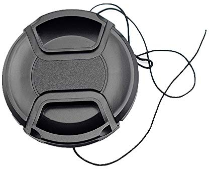 Bouchon d'objectif avant 67 mm pour Nikon/Sony/Canon/Pentax/Samsung, avec corde anti-perte