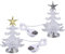 2pcs Christmas Tree Nightlight USB Christmas Tree Table Lights LED Night Light Acrylic Night Lights Xmas Tree for Holiday Home Decor