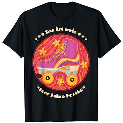 Das ist mein 80er Jahre Kostüm Rollschuh Retro Verkleidung T-Shirt