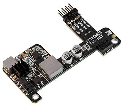UCTRONICS PoE HAT for Raspberry Pi 4, Mini Power Over Ethernet Expansion Board for Raspberry Pi 4 B 3 B+