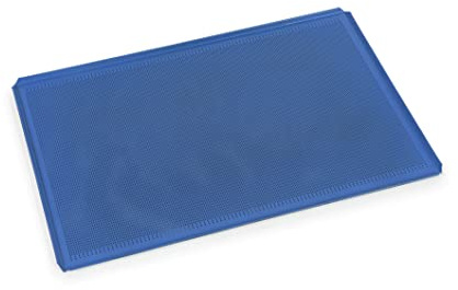 Silicon-Tech Teglia da Forno Forata in Alluminio 60 x 40 Rivestimento Professionale Antiaderente Hotfood Ideale per Pane Pizza Focacce Foro 2 Passo 3,5
