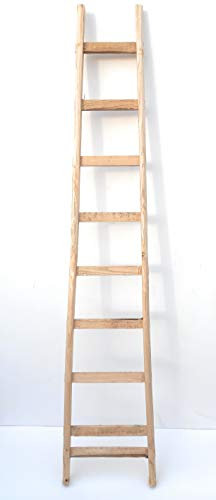 Generico Scala scaletta Artigianale a pioli in Legno massello