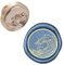 craspire Wax Seal Stempelkopf Wave Abnehmbare Versiegelung Messing Stempelkopf Für Kreative Geschenkumschläge Einladungskarten Dekoration