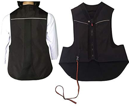 YXYECEIPENO Aufblasbare Weste Gegen Sturz Rennanzug Reitweste Airbag Voll Aufgeblasen Zeit 0,115 Sekunden Innendruck des Airbags: 250 Mbar Geeignet Für Motorräder Und Geländefahrzeuge