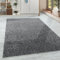 HomebyHome Teppich Wohnzimmer 200x290 cm Grau Einfarbig Meliert Design - Schlafzimmer Teppich Kurzflor Extra Weich Pflegeleicht Teppiche Waschbar für Küche Esszimmer - Carpet Living Room