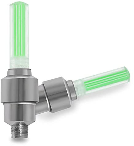 YUNHOME Ventilkappen Fahrrad Reifenventilkappen Ventildeckel Auto Auto Multicolor Rad Led Reifen Ventil Reifen Kühlen Abdeckungen Für W203 W204 211 Amg Smart Starline A93 C4 C4 C4-Grün