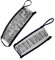 LATRAT 2 plátanos elásticos para mujer, clip vintage, clip para cola de plátano, herramienta para cabello rizado natural, negro