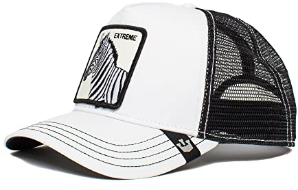 Goorin Bros. Unisex-Erwachsene The Farm Original Adjustable Snapback Trucker Hat Baseballkappe, Weiß (Exxxtreme), Einheitsgröße