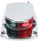 Bnineteenteam LED-Navigationslicht, Navigationslicht für Boote, LED-Buglicht, Rote Grüne Linse, IP67, Wasserdicht, 1 Meile Sichtbarkeit für Yacht, Segelboot, Motorboot