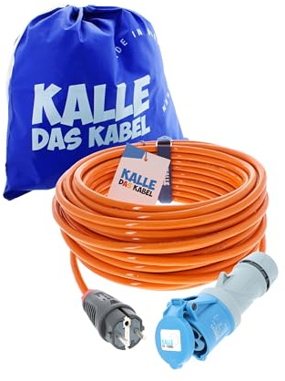 CEE Adapterleitung Kalle Blue Extreme Signal SCHUKO auf CEE 3G 2,5mm² 25 Meter