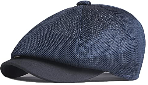 YAMEE Schiebermütze Herren Sommer,Sonnenhut Damen Mesh Sommer Cap Herren,Flatcap Herren Schirmmütze,Barett Cap Newsboy Cap Baskenmütze