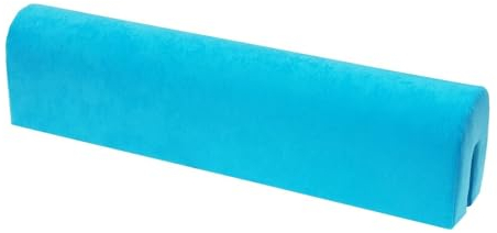 shivler Bettkantenschutz für Kinderbetten Kissen für bettumrandung Rausfallschutz Abdeckung Kantenschutz für Babybett (Blau, 50cm)