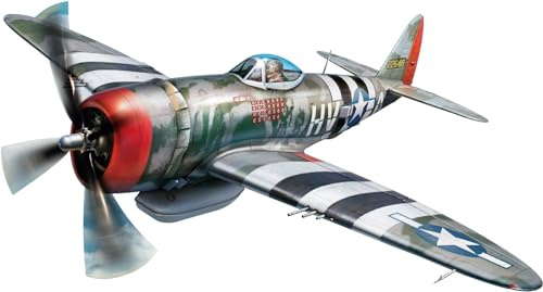 MiniArt 48001 1:48 P-47D-25RE Thunderbolt ADV.Kit-originalgetreue Nachbildung, Modellbau, Plastik Bausatz, Basteln, Hobby, Kleben, Modellbausatz, Zusammenbauen, unlackiert