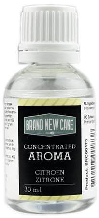 BrandNewCake® Aroma Concentrato al Limone 30ml - Intensificatore di Gusto per Dolci - Perfetto per la Pasticceria - Ingredienti per Dolci