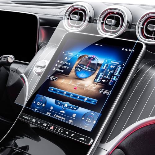WEIPIN 11,9 zoll Navigation Schutzfolie für Mercedes Benz C-Klasse W206 GLC X254 2021 2022 2023 2024, Gehärtete glas Schutzfolie für Mercedes Zubehör Passend mit aus 9H Kratzfest