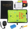 LUFEIS Fußball Taktiktafel, Trainer Trainermappe, Tragbar Trainermappe fußball, mit Rote Gelbe Karte, Magneten, Schiedsrichter Pfeifen, Timer, und Radiergummi, für Taktische Anleitungen und Training