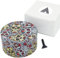 Grinder crusher XXL 75mm ALLOY KRAFT | Ultra scharfe Klingen Premium 360º Druck | Grinder Mettall 4 teiliger für Gewürze und Kräuter | Mexikanische Totenkopfmotive (Modell 1)