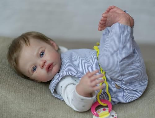 Anano 45cm Bambole Reborn Originali Tutte in Silicone Morbido Maschio Bambolotto Realistico Bambino Bambole Reborn Maschio Neonato Corpo in Silicone Per Bambini 3+