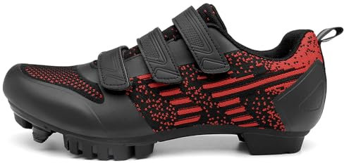 Mateju Chaussures de VTT Homme, Femme Chaussure de Cyclisme Velo Route Chaussures De Vélo De Sport De Plein Air Respirantes pour Le Cyclismer Compatible SPD Chaussures MTB