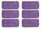 Hasaller Mop for PADS Reusable Mop for PADS Washable Microfiber Wet Jet Mop Wet for PADS Wet and Dry Floor Cleaner Mop Pad Washable Microfiber Mop Pad Refill for Wet Jet Spray Mop(6Pcs)