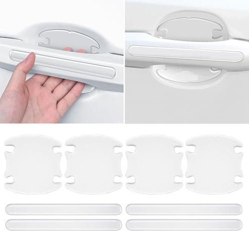 Autotür Griffe Aufkleber Für BMW Serie 3 328i E46 316i E46 318i E46 320d E46 330i E46 330d SE E46, Auto Türgriff Schutzfolie Türgriff Lackschutzfolie Türgriffe Kratzschutz Aufkleber