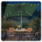 ISOISL Sonnenschirm LED Solar 200x300CM Kurbel-Schirm Rechteckig Gartenschirm Terrassenschirm knickbar Sonnenschirme ohne Ständer Kippbar Großschirm für Balkon,Terrasse,Garten,Grün