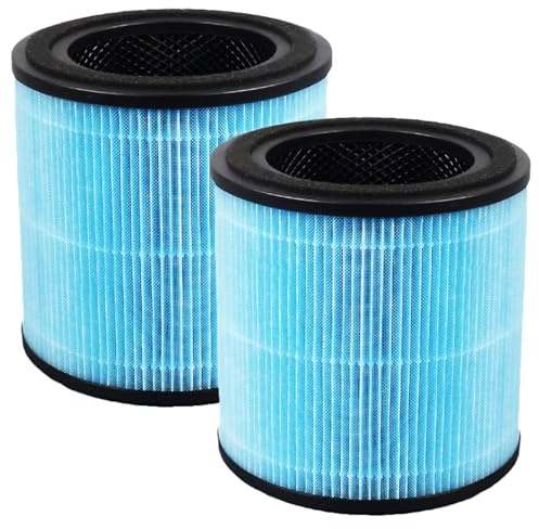 AP0601 Ersatzfilter kompatibel mit AIRTOK AP0601 Luftreiniger, 4-in-1 H13 Ersatz HEPA Filter und Hocheffizienter Aktivkohle Luftfilter Ersatz (2 Stück)