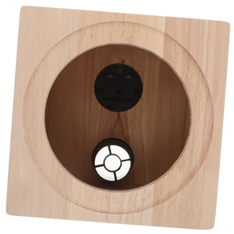 YARNOW Caisson de Haut-Parleur en Bois Vide 5 Pouces pour Voiture et Camion, Boîtier Audio Ventilé pour Enceinte de Voiture, Caisson de Basses Compact Améliorant la Clarté Sonore