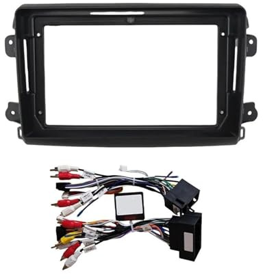 Car Radio Mounting Kit 9 Inch Car Fascia Radio Panel For Fiat For Ducato 2021+ Dash Kit Install Facia Console Bezel GPS Adapter