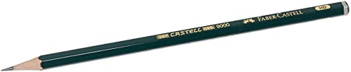 Faber-Castell 119000 - Bleistift Castell 9000, Härtegrad HB, 1 Stück
