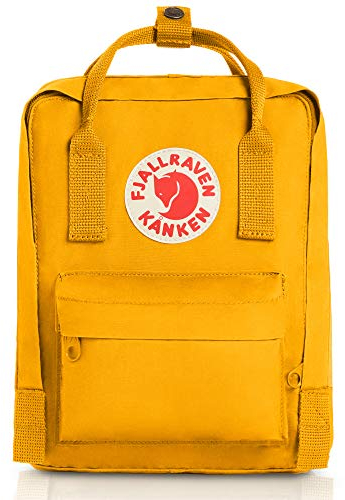 Fjällräven Unisex Rucksack Kånken Mini, warm yellow, 20 x 13 x 29 cm, 7 Liter, 23561-141