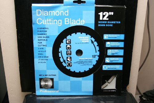 Diamond Cutting Disc Blades - For Brick, Stone, Concrete | 305Mm 12 Inch, Grinding Tool, Multi Purpose | Power Tools Accessory, Diy Attachment Circular Saw Cutter