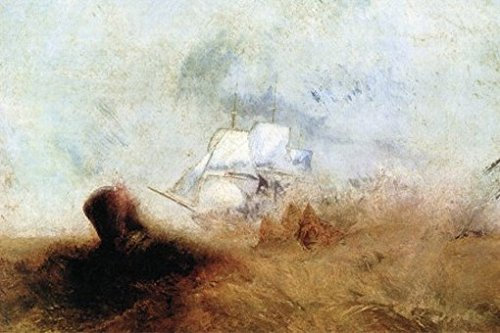 1art1 Joseph William Turner Walfänger Selbstklebende Fototapete Poster-Tapete 180x120 cm